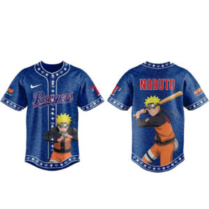 Unisex Texas Rangers Naruto Ninja Legend Night Graphic Baseball Jersey 2026 for Baseball Fans