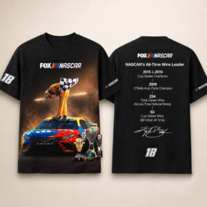 Unisex Thank You Rowdy Kyle Busch 18 Graphic Shirt for Racing Fans