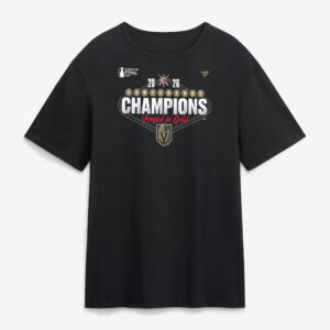 Unisex Vegas Golden Knights Western Conference Champions Hometown Graphic T-Shirt 2026 for Hockey Fans