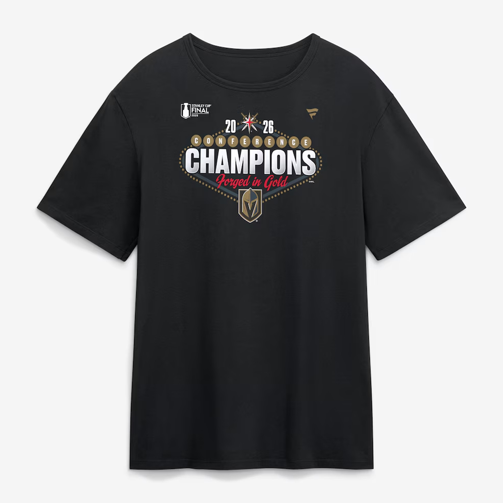 Unisex Vegas Golden Knights Western Conference Champions Hometown Graphic T-Shirt 2026 for Hockey Fans 1 Unisex Vegas Golden Knights Western Conference Champions Hometown Graphic T-Shirt 2026 for Hockey Fans