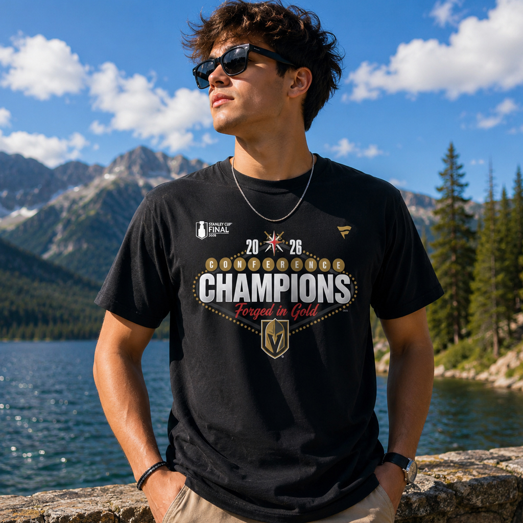Unisex Vegas Golden Knights Western Conference Champions Hometown Graphic T-Shirt 2026 for Hockey Fans 3 Unisex Vegas Golden Knights Western Conference Champions Hometown Graphic T-Shirt 2026 for Hockey Fans
