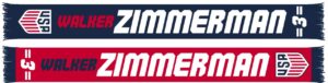 USMNT Walker Zimmerman Graphic Scarf - Fan Winter Accessory