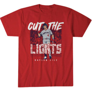 Washington Nationals Daylen Lile Cut the Lights T-Shirt