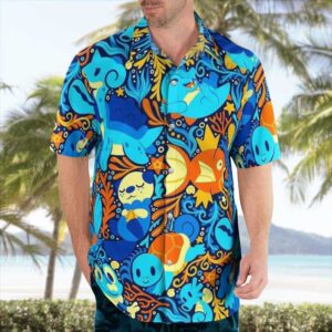 Water Pokemon Magikarp Lapras Aloha Shirts For Men Women