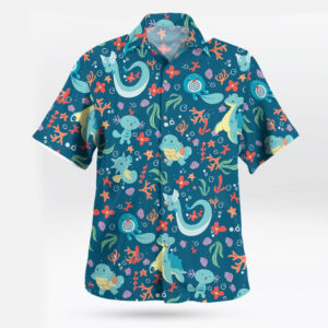 Water Type Pokemon Hawaiian Shirt Tropical Ocean Style