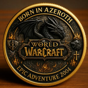World of Warcraft Epic Adventure 2004 Commemorative Coin
