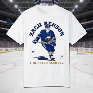 Zach Benson Buffalo Sabres Vintage Play Hard Have Fun T-Shirt
