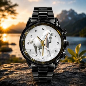 Horse Calendar Steel Band Watch Best Gifts For Dad