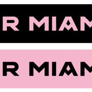 Inter Miami CF Two Tone Graphic Scarf - Soccer Fan Winter Accessory