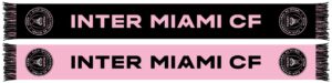Inter Miami CF Two Tone Graphic Scarf - Soccer Fan Winter Accessory