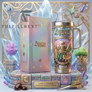 Adventure Time Fantasy Relics Graphic Tumbler for Anime and Fantasy Fans
