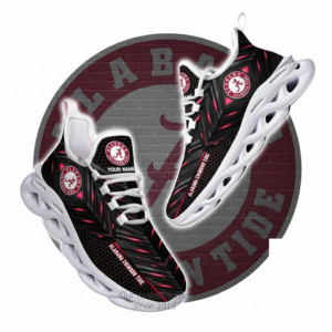 Alabama Crimson Tide Custom Name Clunky Unique Air Max Shoes Air Cushion Sneakers