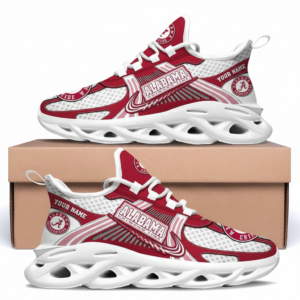 Alabama Crimson Tide Custom Name Clunky Air Max Shoes Air Cushion Sneakers