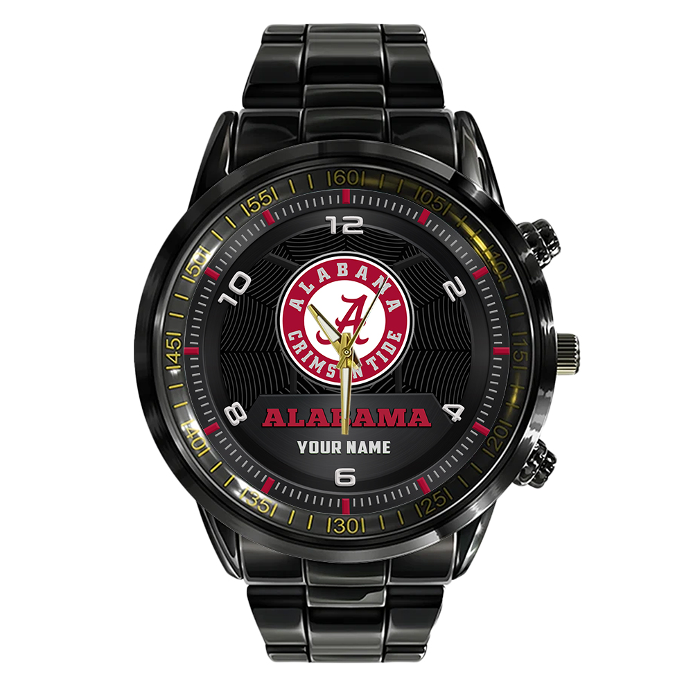 Alabama Crimson Tide Steel Watch 3 Alabama Crimson Tide Steel Watch - Image 3