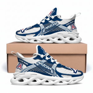 Arizona Wildcats Custom Name Clunky Sneaker Max Soul Shoes