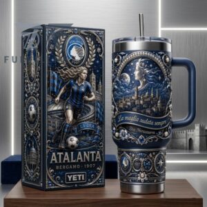 Atalanta La Dea Nerazzurra Graphic Tumbler for Soccer Fans
