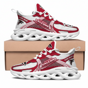 Atlanta Falcons Custom Name Clunky Air Max Shoes Air Cushion Sneakers