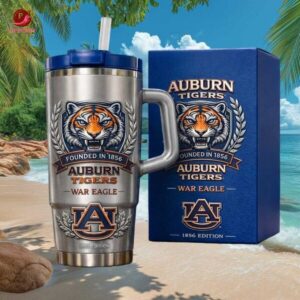 Auburn Tigers 1856 War Eagle Commemorative Tumbler