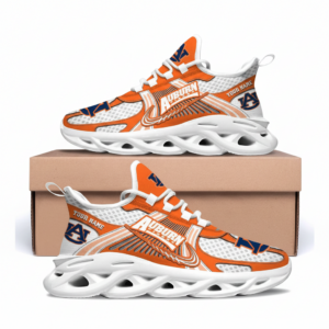 Auburn Tigers Custom Name Clunky Air Max Shoes Air Cushion Sneakers