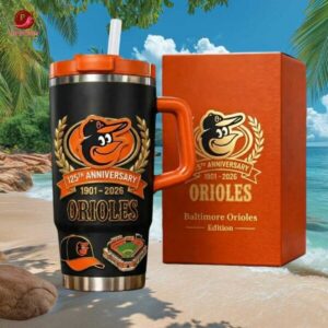 Baltimore Orioles 125th Anniversary 1901-2026 Tumbler
