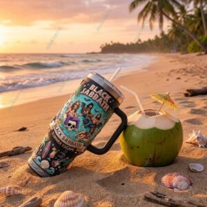 Unisex Black Sabbath Summer Escape 2026 Graphic Tumbler for Music Fans