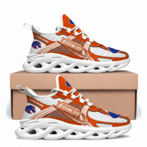 Boise State Broncos Custom Name Clunky Air Max Shoes Air Cushion Sneakers