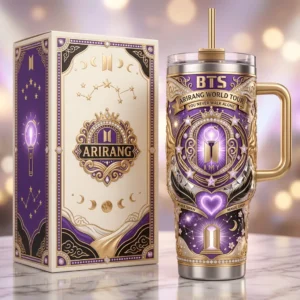 BTS Arirang World Tour 2026 Graphic Tumbler for Music Fans