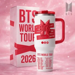 BTS World Tour 2026 Graphic Tumbler for Music Fans