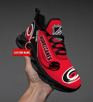 Carolina Hurricanes Personalized National Hockey League 2026 Max Soul Shoes