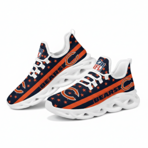 National Football League Chicago Bears US Flag Air Max Shoes Air Cushion SneakersRunning Sneakers