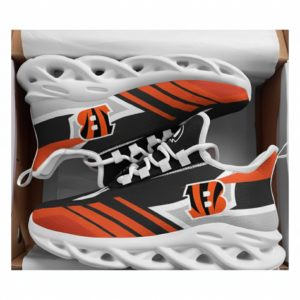 National Football League Cincinnati Bengals Logo Pattern Air Max Shoes Air Cushion SneakersRunning Sneakers