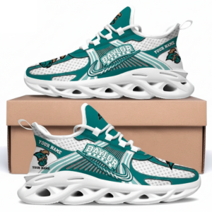 Coastal Carolina Chanticleers Custom Name Clunky Sneaker Max Soul Shoes