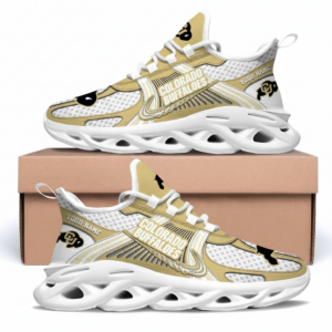 Colorado Buffaloes Custom Name Clunky Sneaker Max Soul Shoes