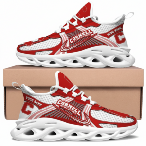 Cornell Big Red Custom Name Clunky Sneaker Max Soul Shoes
