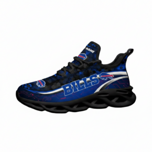 National Football League Custom Name Buffalo Bills Team Logo Air Max Shoes Air Cushion Sneakers