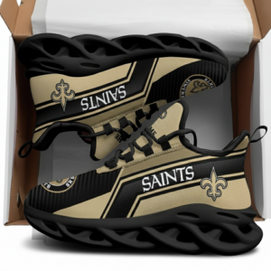 National Football League New Orleans Saints Football Pattern Air Max Shoes Air Cushion Sneakers