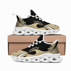 National Football League New Orleans Saints Football Pattern Air Max Shoes Air Cushion Sneakers