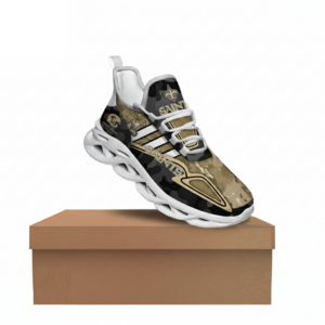 National Football League New Orleans Saints Logo Camo Air Max Shoes Air Cushion Sneakers