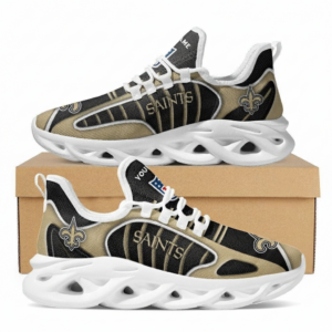National Football League New Orleans Saints Team Pattern Air Max Shoes Air Cushion Sneakers