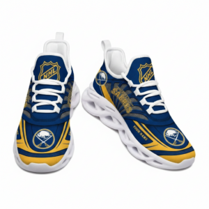 National Hockey League Custom Name Buffalo Sabres Team Logo Air Max Shoes Air Cushion Sneakers