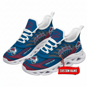 National Hockey League Custom Name Colorado Avalanche Team Logo Air Max Shoes Air Cushion Sneakers