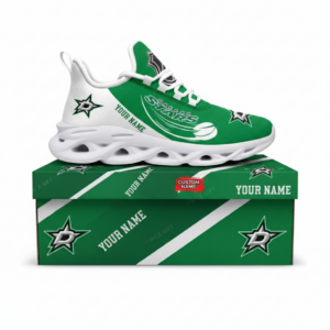 National Hockey League Custom Name Dallas Stars Team Sport Air Max Shoes Air Cushion Sneakers