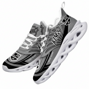 National Hockey League Custom Name Los Angeles Kings Team Logo Air Max Shoes Air Cushion Sneakers