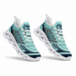 National Hockey League Custom Name Seattle Kraken Team Logo Air Max Shoes Air Cushion Sneakers