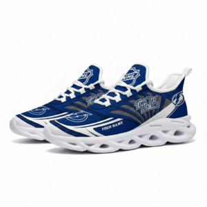 National Hockey League Custom Name Tampa Bay Lightning Team Logo Air Max Shoes Air Cushion Sneakers