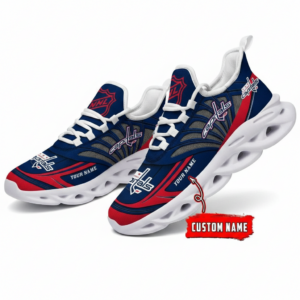 National Hockey League Custom Name Washington Capitals Team Logo Air Max Shoes Air Cushion Sneakers