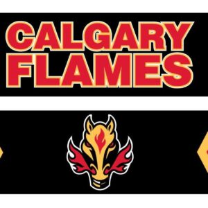 Calgary Flames Jersey Hook Graphic Scarf - Fan Winter Accessory