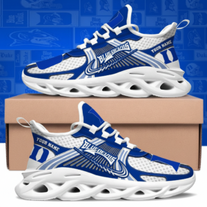 Duke Blue Devils Custom Name Clunky Sneaker Max Soul Shoes