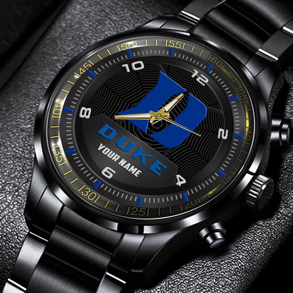 Duke Blue Devils Steel Watch 1 Duke Blue Devils Steel Watch