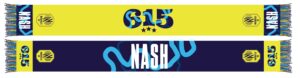 Nashville SC Jersey Hook Graphic Scarf - Soccer Fan Winter Accessory